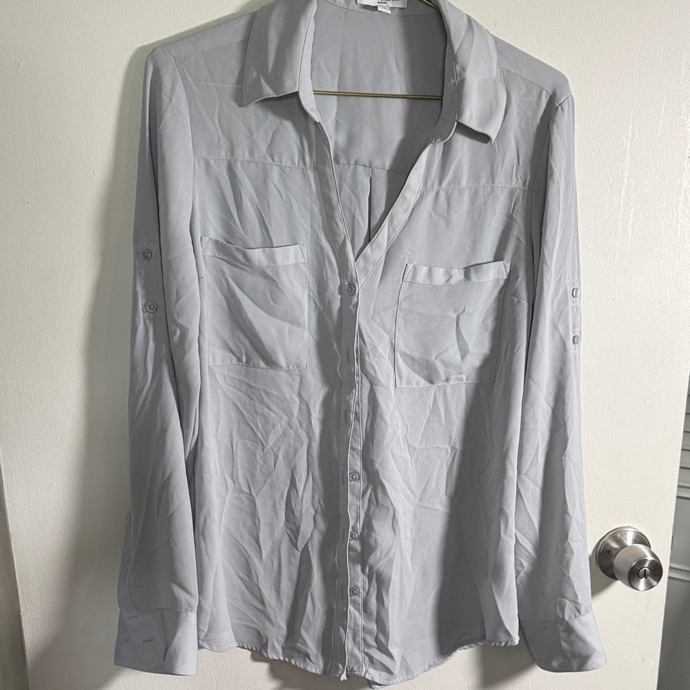 Express Portofino Light Gray Shirt